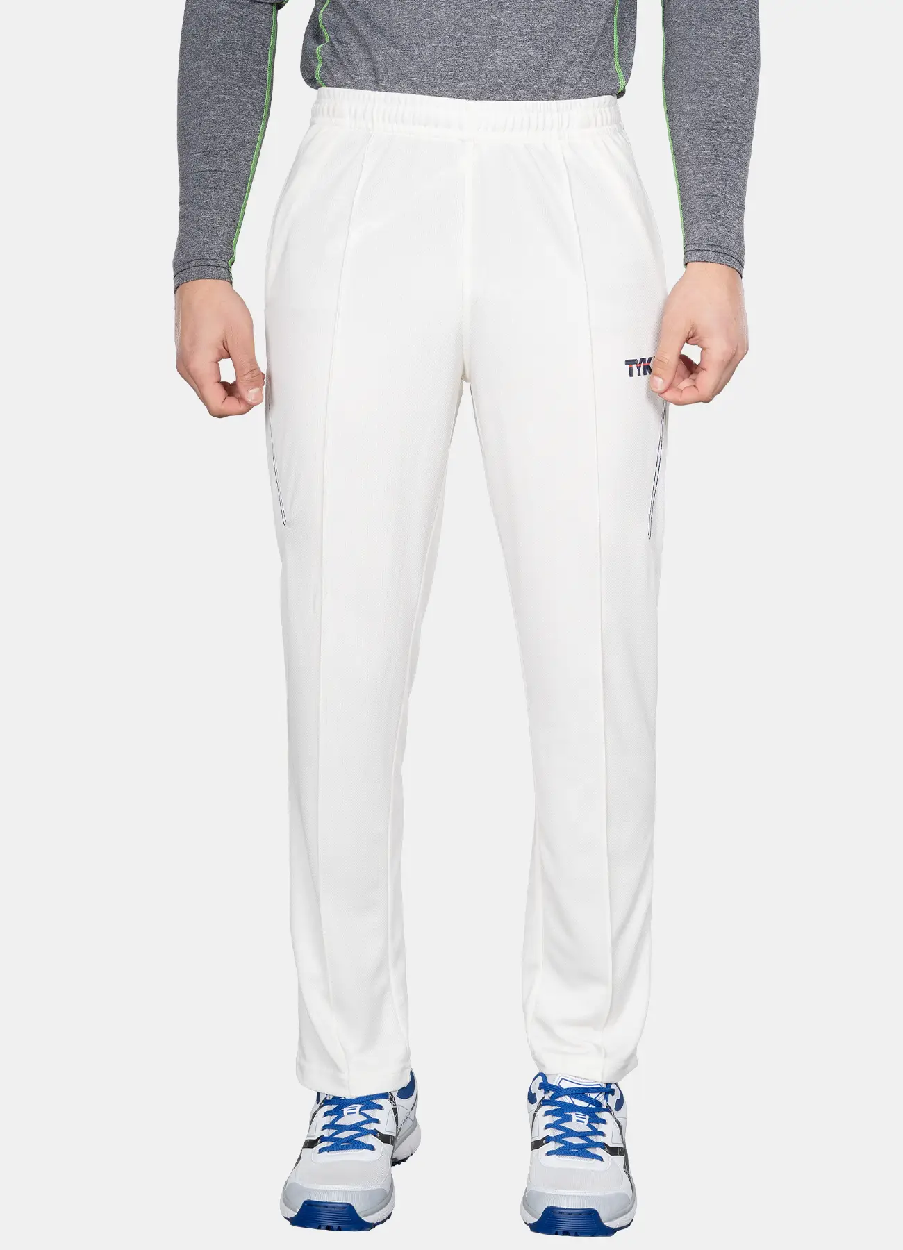 Buy Men White Atmos Cricket Track Pants From Fancode Shop.